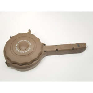 RWB DRUM MAG GLOCK 9MM 50RD TAN POLYMER (20)