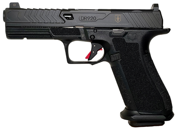 SHAS DR920 9MM 5 WAR POET BLK