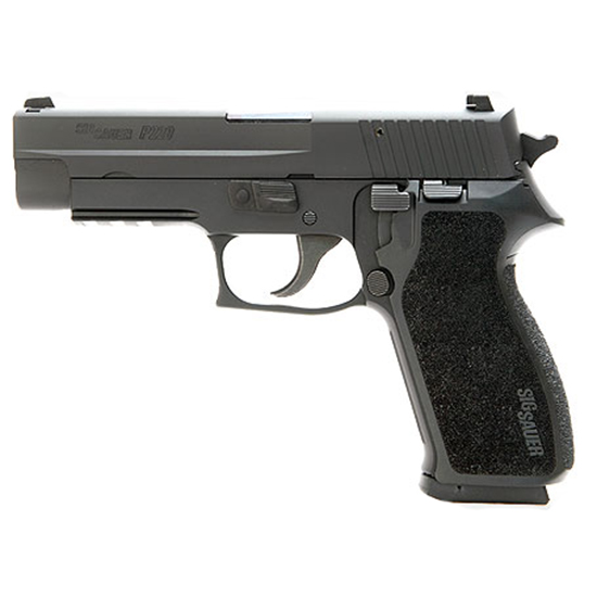 SIG P220 45ACP 4.4 BLK TAC RAIL NS 8RD CA LEGAL