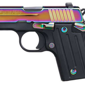 SIG P238 380ACP RAINBOW TITANIUM 2.7 SAO 6RD
