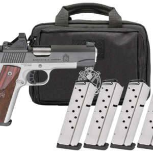 SPR 1911 RONIN AOS 9MM 4.25 BLUED/SS GEAR PAC