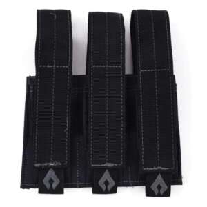 Advance Warrior Solutions Pistol Triple Mag Pouch Black