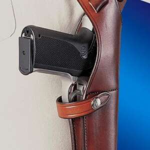 Bianchi Model X15 Vertical Shoulder Holster Sig Sauer P220 P220R Right Hand Plain Tan