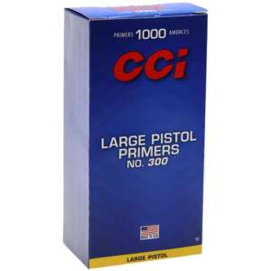 CCI Standard Primers #300 Large Pistol - 1000/ct