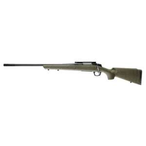 CVA Cascade XT left Hand Rifle 300 Win Mag 3rd Capacity 24" Threaded Cerakote Black Barrel OD Green/Black Web Stock Pic Rail