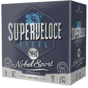 Nobel Target Steel Shotshells 12 ga 2-3/4" 1oz 1378 fps #7 25/ct