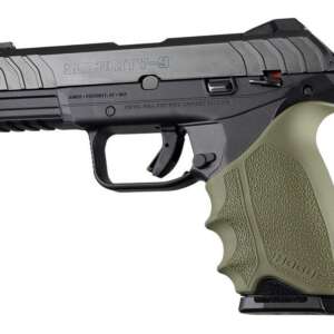Hogue HandAll Beavertail Grip Sleeve Ruger Security 9 OD Green