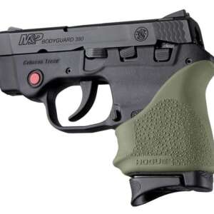 Hogue HandAll Beaver Grip Sleeve S&W Bodyguard 380/Taurus TCP & Spectrum OD GN