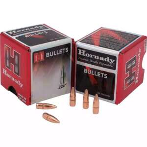 Hornady Traditional / FMJ Rifle Bullets .22 cal .224" 62 gr FMJ 5500/ct