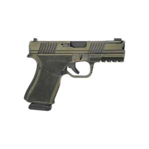 Black Rain Ordnance Frontline+ Handgun 9mm Luger 15rd Magazine 3.75" Barrel Bazooka Green Battleworn