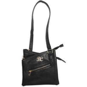 Bulldog Cross Body Style Conceal Carry Purse W/ Holster Small Black