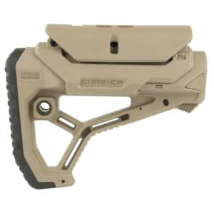 Fab Defense GL-CORE CP Buttstock with Adjustable Cheek-Rest for Milspec and Commercial Tubes FDE