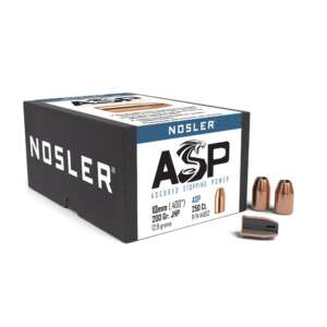 Nosler Sporting Handgun Pistol Bullets 10mm .400" 200 gr JHP 250/ct