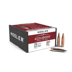 Nosler AccuBond Long Range Rifle Bullets .270 cal .277" 150 gr SPT-ACB 100/ct