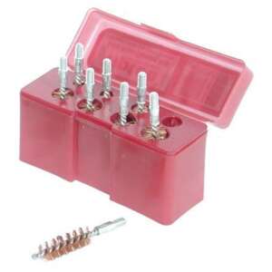 Tipton 8-Piece Bronze Pistol Brush Set (22-47/48 cal)