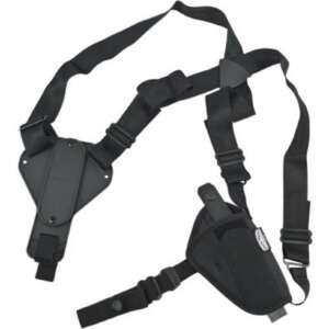 Uncle Mike's Plain Black Nylon Shoulder Holster 8716 AM#16
