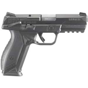 Ruger American Duty Frame Handgun 9mm Luger 10rd Magazine 4.2" Barrel Black with Safety