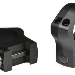 Warne 2-Piece Picatinny Style Mountain Tech Scope Rings 1" Medium - Matte