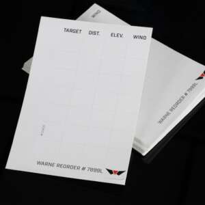 Warne Data Card Label Refills for Warne Skyline Precision Mount - 50/pk