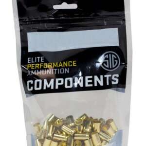 Sig Sauer Unprimed Brass Handgun Cartridge Cases .380 Auto 100/ct