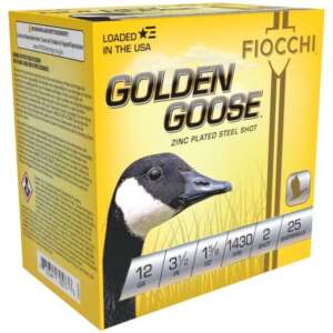 Fiocchi Golden Goose Shotshells 12ga 3 1/2" 1-5/8oz 1430fps #BBB 25/ct